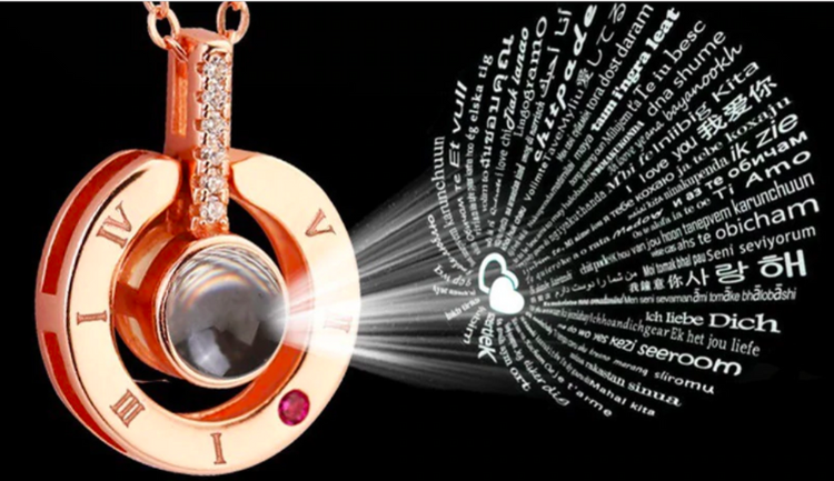 Say I Love You in 100 Languages Pendant