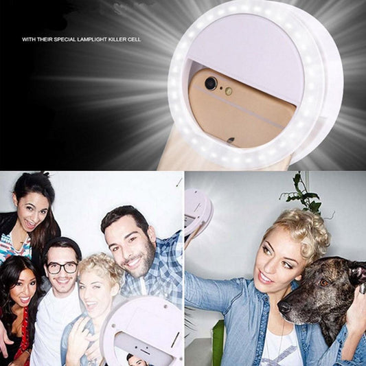 Brilliant Cell Phone Selfie LED Ring Light