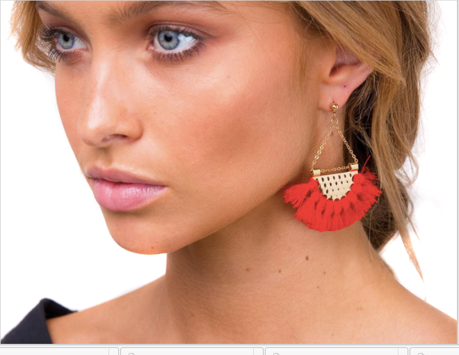 Tassels Earrings are HOT!!! and these are Fab.